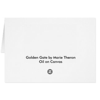 Guld- grind hälsningskort