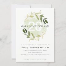 GULD GRÖNT FAUNA WREATH VARJE ÅR ÅRSKORT