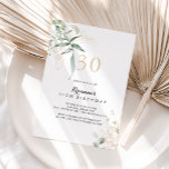 Guld Grönt Foliage 30års födelsedag Party Inbjudningar<br><div class="desc">Denna inbjudan till 30års födelsedag-festen i guld grönt är perfekt för en rustisk födelsedagsfest. Den här konstnärliga utformningen har hand om vattenfärgen guld och gröntens bladverk och inspirerar till naturskönhet.</div>