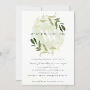GULD GRÖNT FOLIAGE WREATH MÖHIPPA CARD TACK KORT