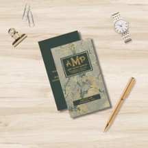 Guld&Grönt textur 3 Brev monogram