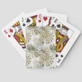 Guld Grönt Tropical Löv Casinokort