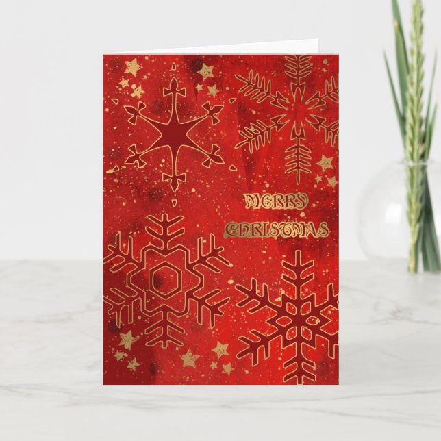 Guld & Grunge Helgkort (Framsida)