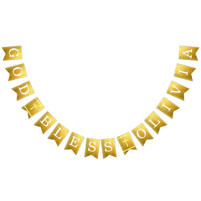 Guld Gud välsigne 6 bokstäver Namn Dop Nattvard Vimplar (Alla)