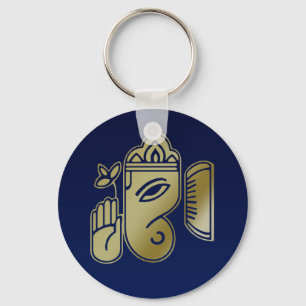Guld guddess Ganesha - Nyckelkedjan Nyckelring