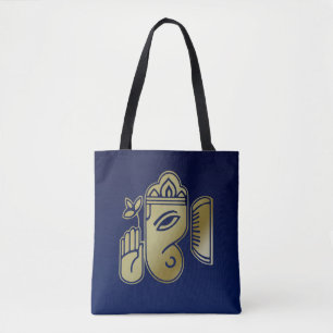 Guld guddess Ganesha - Tote Bag för övertryck Tygkasse