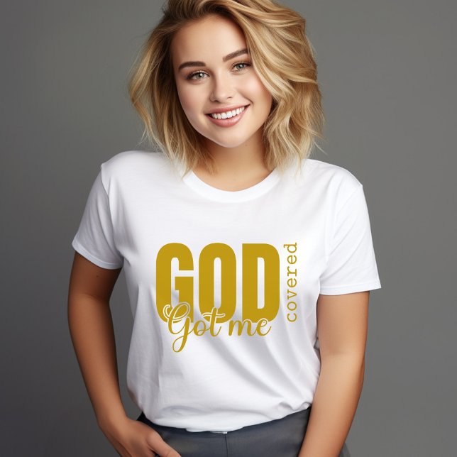 Guld guds Har jag täckte - Faith-Based Christian T T Shirt (Skapare uppladdad)