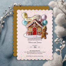 Guld Gulkakshus Baby Shower