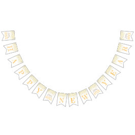 Guld- gult för gott nytt årpartychampagne vimplar