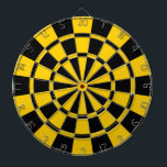 Guld- gult och svart piltavla<br><div class="desc">Guld- gult och den svart pilen stiger ombord</div>