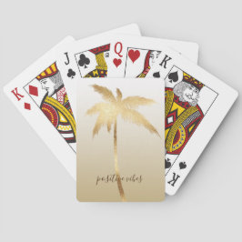 Guld Handflatan Träd Dream Ombre     Casinokort