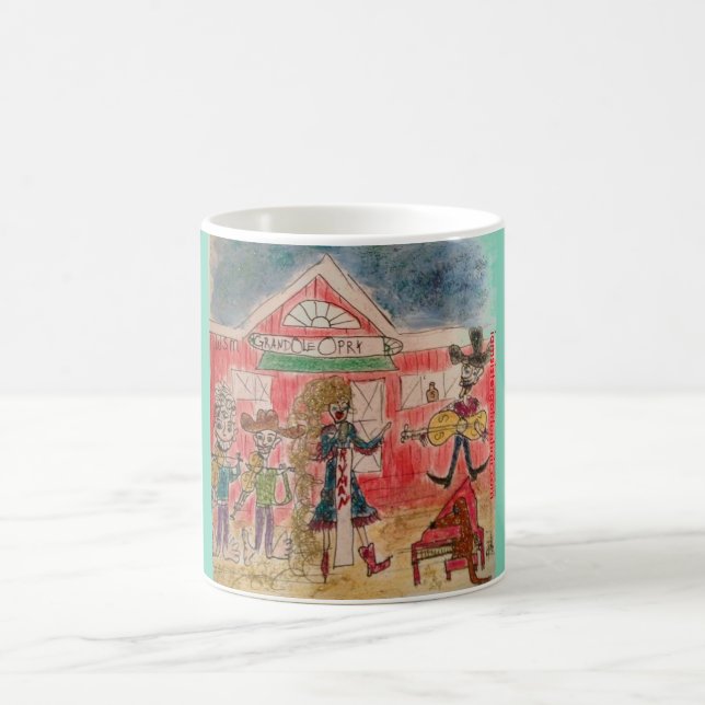 Guld- hår för syster och de Sandridge pojkarna Kaffemugg (Center)