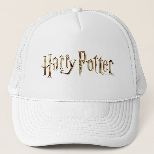 Guld Harry Potter Logotyp Keps (Framsida)