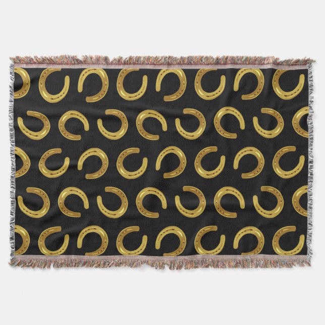 Guld- hästsko filt (Framsidan)