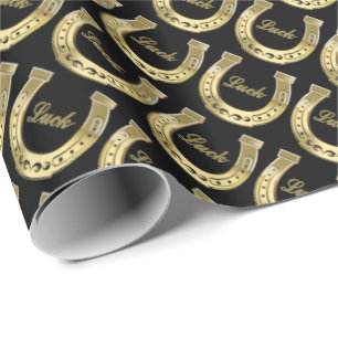 Guld- hästsko presentpapper