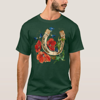 Guld-hästskon och rödvallor 2 t shirt