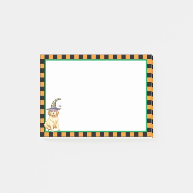 Guld- häxa post-it block (Framsida)