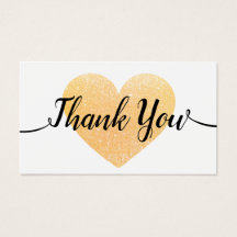 Guld Heart Handskriven Calligraphy Tack