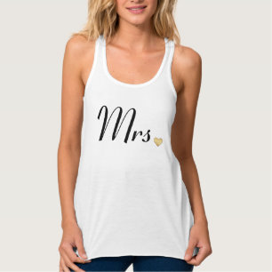 Guld Heart Passande Tank Linne Med Racerback