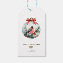 Guld Heart,Red Kardinal Boll jul