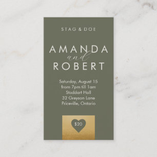 Guld Heart Stag & Doe Biljett