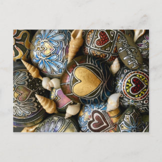 Guld Heart Sten! Av Julie Ann Stricklin Inbjudan Vykort