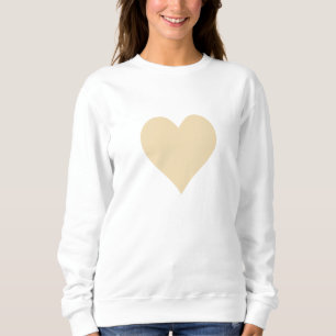 Guld Heart Sweatshirt T Shirt