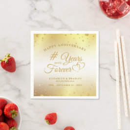 Guld Hearts-årsjubileum i FRU Napkins Pappersservett