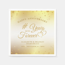 Guld Hearts-årsjubileum i FRU Napkins Pappersservett