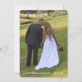 Guld Hearts-fotomall Bröllop Tack Kort