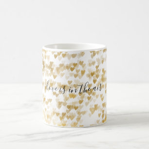 Guld Hearts Kaffemugg