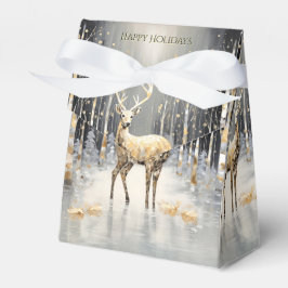 Guld-Helgdag för julrenar Presentaskar