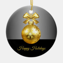 Guld Helgdag Ornament