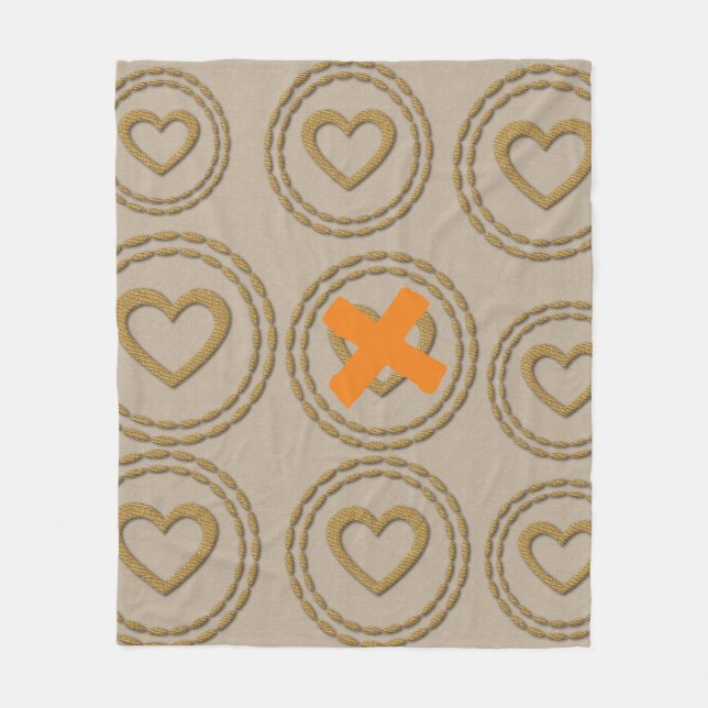 Guld Helgdagars Vibe Fleecefilt (Framsidan)