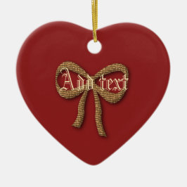 Guld Helgdagars Vibe Julgransprydnad Keramik