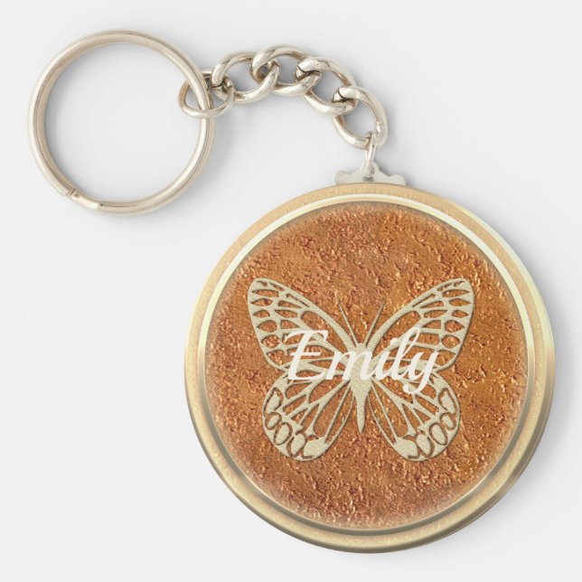 Guld Helgdagars Vibe Nyckelring (Framsidan)