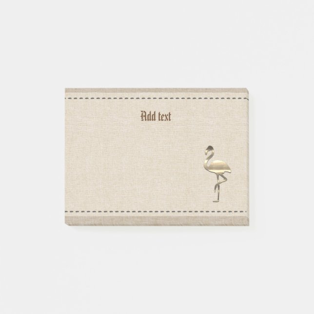 Guld Helgdagars Vibe Post-it Block (Framsida)