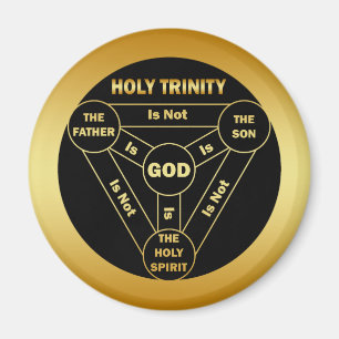 GULD- HELIG TRINITY SKYDDAR MAGNET