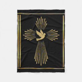 guld Heliga Spirit Kor Fleecefilt