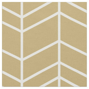 Guld Herringbone Chevron Tyg