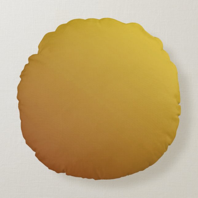 Guld Hexagon: Glitter Geometric Background. Rund Kudde (Framsidan)