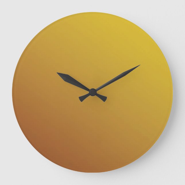 Guld Hexagon: Glitter Geometric Background. Stor Klocka (Framsida)