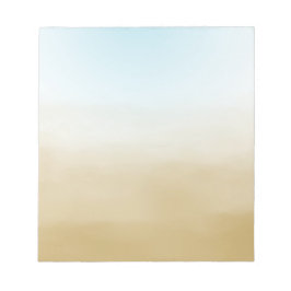 Guld Himlar Blue Ombre Watercolor Anteckningsblock