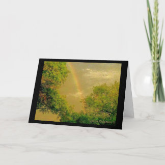 Guld- himmelregnbåge kort