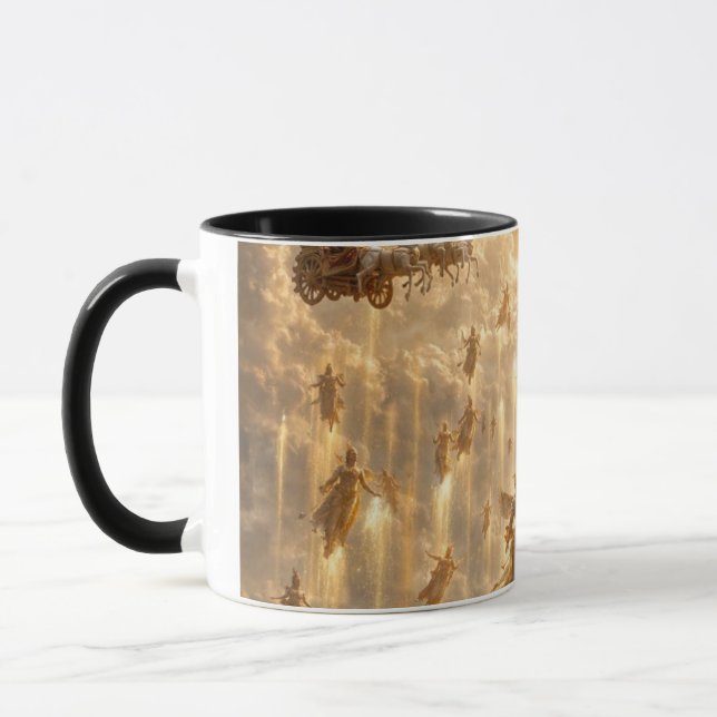 Guld himmelsk fantasimugg - Eteriska varelser Cer Mugg (Vänster)