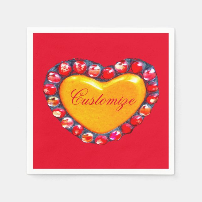 Guld-hjärtan Thunder_Cove Pappersservett (Framsidan)