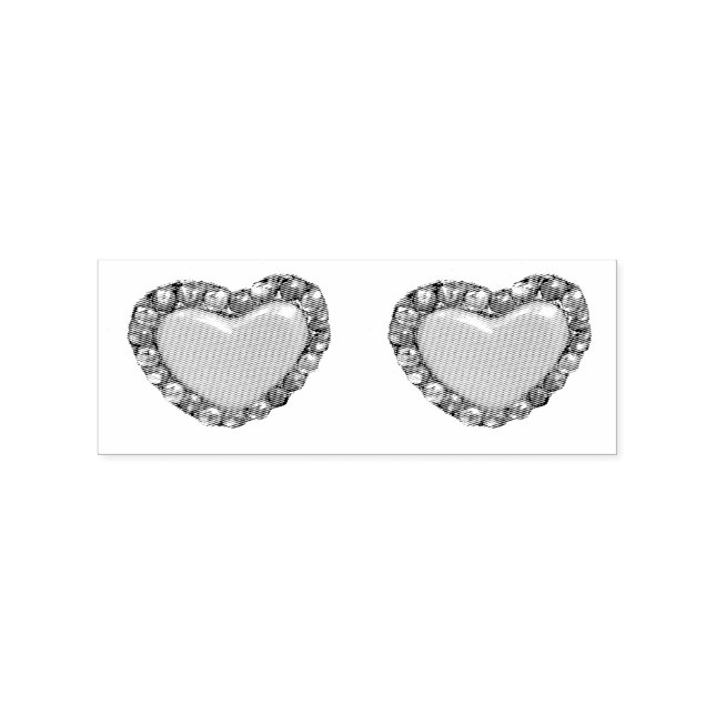 Guld-hjärtan Thunder_Cove Stämpel (Tryck)