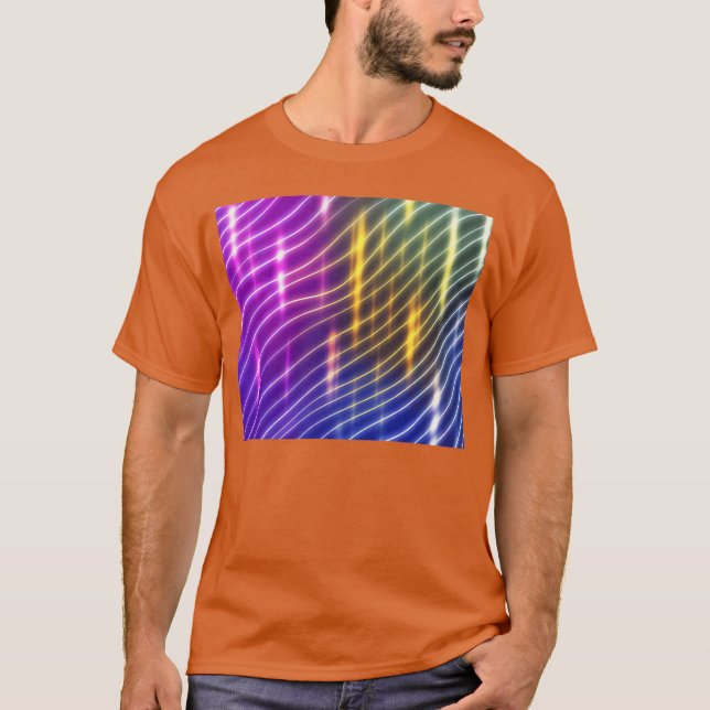 Guld Honmoon retro T Shirt (Framsida)