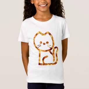 Guld Honungskaka Katt t-shirt