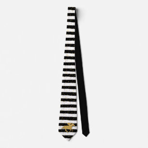 Guld Horse Black and White Rand Slips